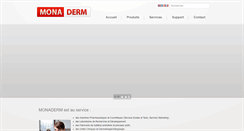Desktop Screenshot of monaderm.com